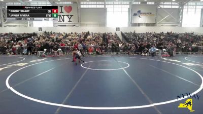 102 lbs Quarterfinal - Javier Rivera, Columbia Youth Wrestling Club vs Brody Smart, Club Not Listed