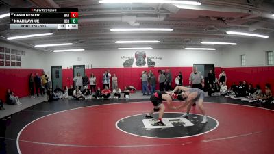215 lbs Champ. Round 2 - Noah Layhue, Bethlehem Center Hs vs Gavin Kesler, West Allegheny Hs