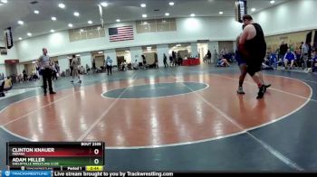 130 lbs 3rd Place Match - Clinton Knauer, Indiana vs Adam Miller, Shelbyville Wrestling Club