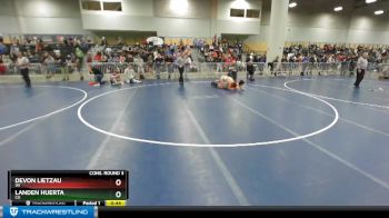 126 lbs Cons. Round 3 - Landen Huerta, CO vs Devon Lietzau, WI