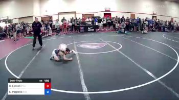 28 lbs Semifinal - Keian Linnell, Stallions Wrestling Club vs Elijah Pagonis, BullTrained Wrestling