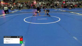 64 lbs Consolation - Dawson Beckley, Team Tulsa WC vs Tristyn Ulloa, Highlander