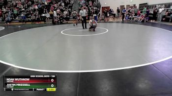 138 lbs Champ. Round 1 - Justin Mikessell, Victory vs Noah Wuthnow, Abilene