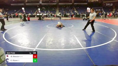 113 lbs Semifinal - Brayden Boccia, Milford [MA] vs Cole Glynn, Central Catholic