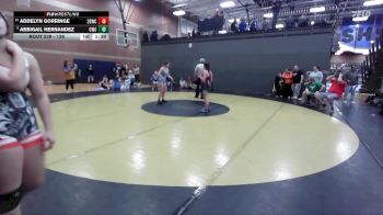 138 lbs 5th Place Match - Addelyn Gorringe, 208 Badgers Wrestling Club vs Abbigail Hernandez, Cougar Wrestling Club