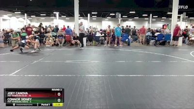 92 lbs Round 2 (4 Team) - Joey Canova, Mat Warriors Blue vs Connor Sidney, Mat Warriors White