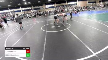 215 lbs Round Of 16 - Tannor Costello, Dominator Wrestling vs Devin Kinlicheenie, Scs