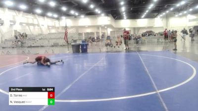 57 lbs 2nd Place - Daniel Torres, Mat Demon WC vs Nathaniel Vasquez, Mantanona TC