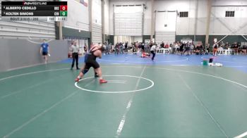 285 lbs Quarterfinal - Kolten Simons, Centura vs Alberto Cedillo, Broomfield High School