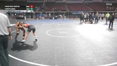G 165 lbs Cons. Round 5 - Angelisse Griffin, Caddo Magnet Girls vs Londyn Reed, Zachary Girls