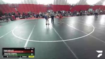 132 lbs Champ. Round 2 - Max Kelley, Iowa-Grant Youth Wrestling Club vs Tristan North, Ringers Wrestling Club