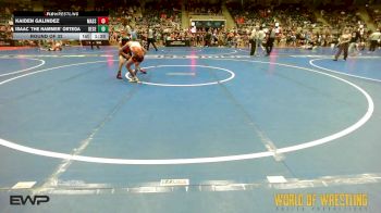 70 lbs Round Of 32 - Kaiden Galindez, Massa's Maniacs vs Isaac `the Hammer` Ortega, Desert Dogs WC