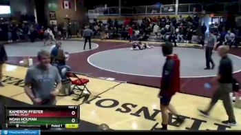 160 lbs Cons. Round 7 - Noah Holman, Gonzaga Prep vs Kameron Pfiefer, Central Valley