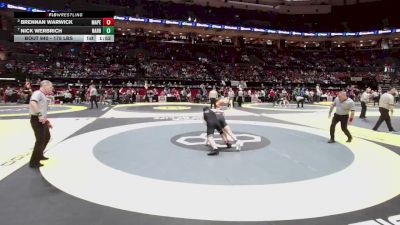 175 lbs Quarters - Nick Werbrich, Harrison vs Brennan Warwick, Mass. Perry