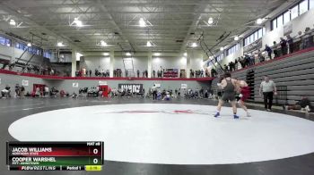 157 lbs Champ. Round 2 - Cooper Warshel, Pitt-Johnstown vs Jacob Williams, Northern State