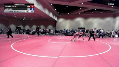 157 lbs Cons. Round 5 - Xyler Sallit, Pennsylvania vs Jake Ligo, Pennsylvania