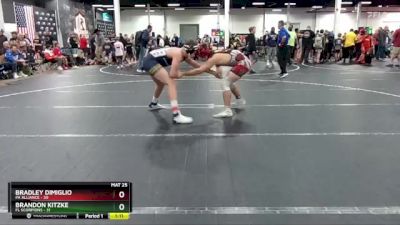 160 lbs Round 1 (4 Team) - Bradley Dimiglio, PA Alliance vs Brandon Kitzke, FL Scorpions