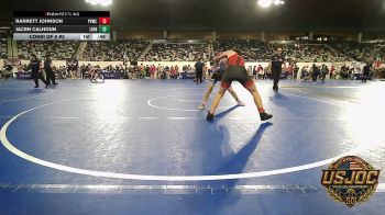 120 lbs Consi Of 8 #2 - Barrett Johnson, Pauls Valley Wrestling Club vs Jacen Calhoun, Lions Wrestling Academy