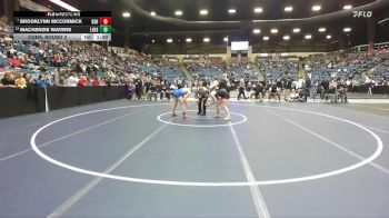 125 lbs Cons. Round 3 - Mackenzie Waters, Leavenworth HS vs Brooklynn McCormick, Bonner Springs HS