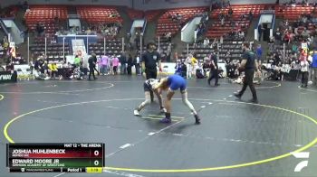 80 lbs Cons. Round 4 - Edward Moore Jr, Simmons Academy Of Wrestling vs Joshua Muhlenbeck, Romeo WC