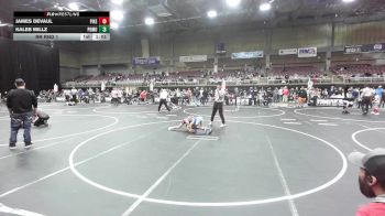 57 lbs Rr Rnd 1 - James Devaul, Pikes Peak Warriors vs Kaleb Millz, Pomona Elite