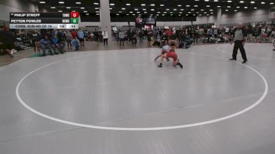 120 lbs Cons. Sub-rd Of 16 - Peyton Fowler, Union County Wrestling Club vs Philip Streff, The Underground Wrestling Club