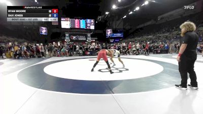 157 lbs Champ. Rd Of 128 - Ryan Moore, OH vs Dax Jones, AK