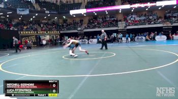 112 lbs Cons. Semi - Luca Fitzpatrick, Homer High School Mariners vs Mitchell Sizemore, Redington Sr. Jr/Sr High School