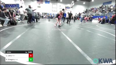 120 lbs Rr Rnd 1 - Liam Levy, Norman Grappling Club vs Gracy Gregory, Shelton Wrestling Academy