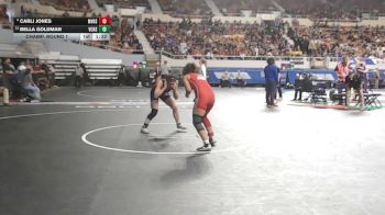 128-D2 Champ. Round 1 - Carli Jones, Monument Valley High School vs Bella Goldman, Valley Christian High School