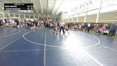 63 lbs Semifinal - Aiden Sanchez, Sanderson Wrestling Academy vs Easton McMahon, Shootbox Wrestling Club