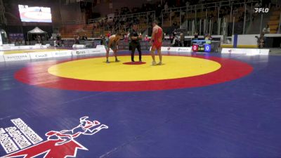 92kg (non-olympic) Quarterfinal - Aayden Callan, Pronghorn Amateur Wrestling Association vs Yazdan Farokhizad, Brock WC