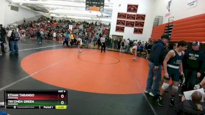 120 lbs Quarterfinal - Tryzmen Green, Shoshoni vs Ethan Tarango, Shoshoni