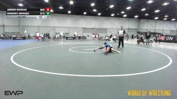 100 lbs Rr Rnd 4 - Amerie Morgas, Mojo 7-12 vs Odessey Esparza, Best Trained 7-12 TX