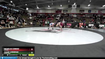 165 lbs Semifinal - Chase Luensman, Upper Iowa vs Nicholas Coreno, Gannon