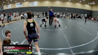 52 lbs Round 3 (10 Team) - Tanner Brumfield, Reaper WC vs Jack Sanders, Mat Assassins