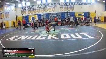 120 lbs Round 6 (8 Team) - Jacob Rivera, Westside Wrestling vs Damonyai White, Lake Mary Militia WC