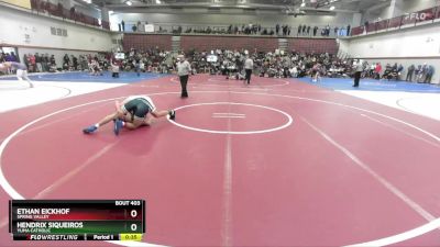 150 lbs Cons. Round 2 - Hendrix Siqueiros, Yuma Catholic vs Ethan Eickhof, Spring Valley