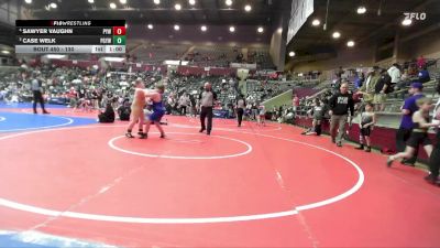 130 lbs Round 2 - Case Welk, Prairie Grove Youth Wrestling vs Sawyer Vaughn, Panther Youth Wrestling-CPR