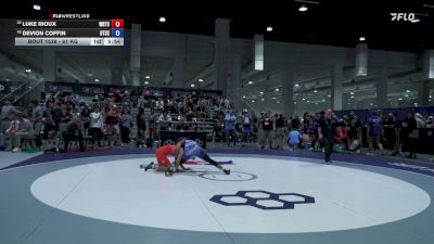 61 kg Champ. Rd Of 64 - Luke Rioux, Warrior Regional Training Center vs Devion Coffin, Beat The Streets Cleveland