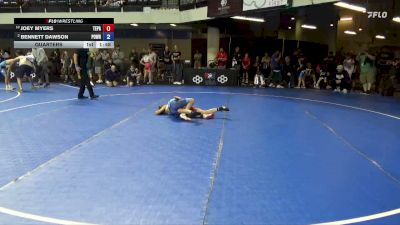 80 lbs Quarters - Joey Myers, Team PA vs Bennett Dawson, Position Wrestling