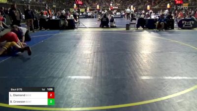 124 lbs Round Of 16 - Liam Diamond, Boyertown vs Bryce Crowson, Bentworth