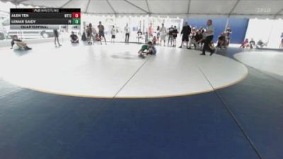 67 lbs Quarterfinal - Lemar Saidy, Poway Elite vs Alen Ten, World Team Training Center