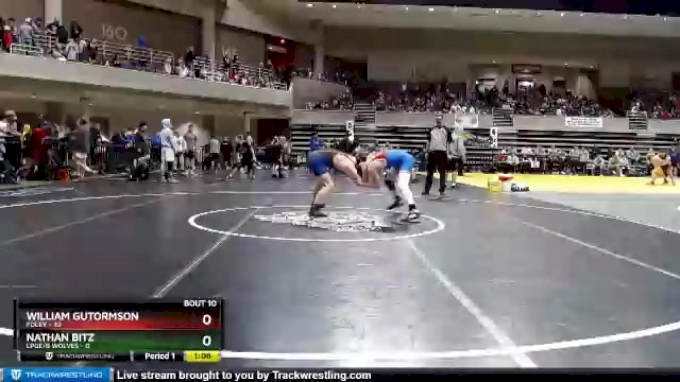 160 lbs Finals (8 Team) - William Gutormson, Foley vs Nathan Bitz, LPGE ...