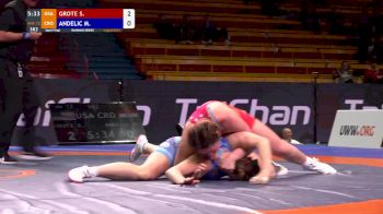 72 kg Semifinal - Skylar Grote, USA vs Milla Andelic, CRO