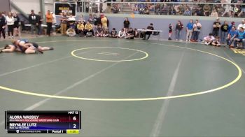 130 lbs Round 2 - Brynlee Lutz, Mat-Su Matmen vs Alora Wassily, Dillingham Wolverine Wrestling Club