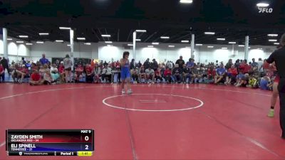 187 lbs Placement Matches (8 Team) - Zayden Smith, Oklahoma Red vs Eli Spinell, Tennessee