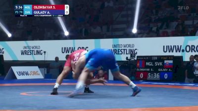 79 kg Final 3-5 - Suldkhuu Olonbayar, Mongolia vs Akhsarbek Gulaev, Slovakia