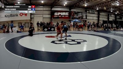60 kg Quarters - Jakason Burks, MWC Wrestling Academy vs Devin Gomez, Western Colorado Wrestling Club