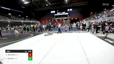 74 lbs Quarterfinal - Elijah Reynolds, Windy City WC vs Justin Bidwell, Mountain Grapplers WC